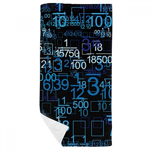 Débarbouillette science et technologie serviette douce multicolor pour le sport et salon