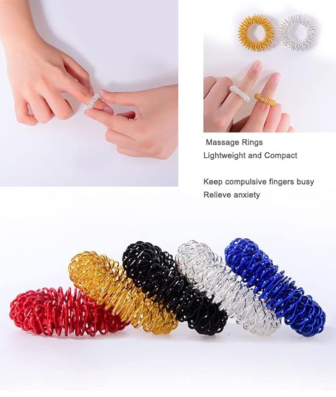 Image of Electric Vibrating acupressure Massager & Hair brush, For Scalp & Head Massage, Helps In Blood Circulation Pack of 1(Black)