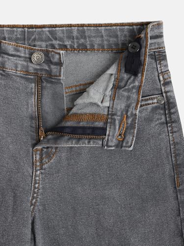Image of Urbano Juniors Boy's Loose Baggy Fit Washed Denim Jeans Stretchable