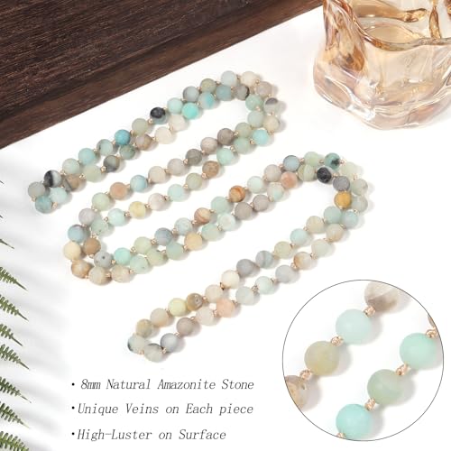 BALIBALI Beaded Necklace Hand Knotted for Woman2