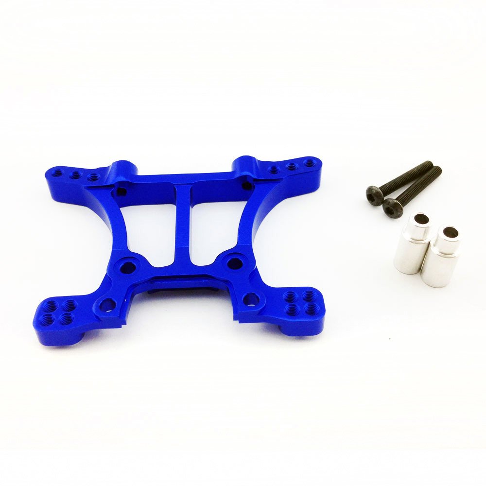Atomik RC Alloy Front Shock Tower, Blue fits the Traxxas 1/10 Slash 4X4 and Other Traxxas Models - Replaces Traxxas Part 6839