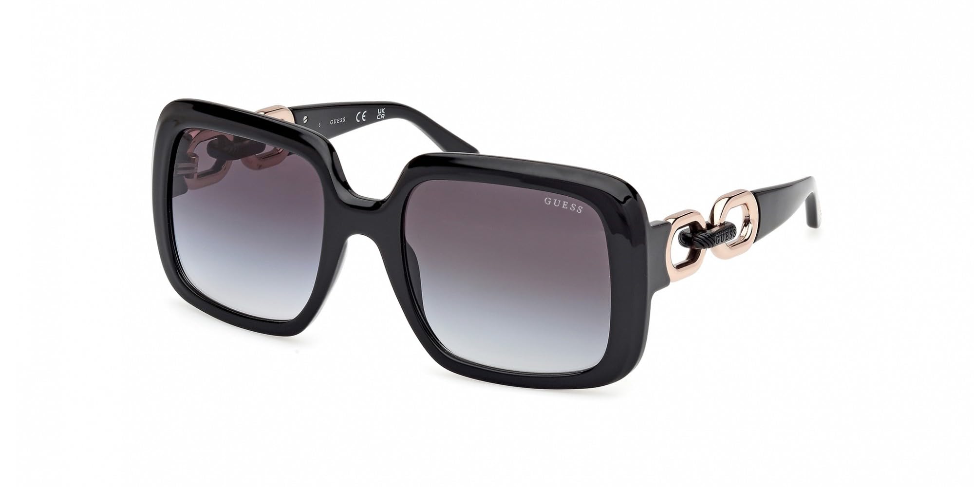 Guess Square Chain Side Sunglasses