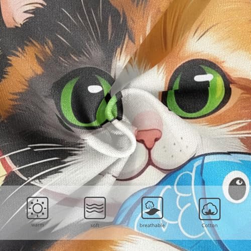 Cotton Toddler Underwear Floral Cute Cat Blue Fish Beige Panties Little Girl Bright Briefs Kids Undies 2t3