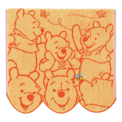 丸眞 ハンドタオル ディズニー くまのプーさん 25×25cm プリティーフェイス 綿100% 2005086600