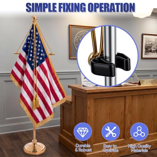 BBTEQEKN 8 Pack Flag Spreader, 19.3 in Indoor Flag Pole Display Holders by BBTEQEKN - Image 2