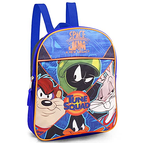Space Jam Tune Squad MINI Backpack School Supplies Set For Kids ~ 11" Space Jam A New Legacy Preschool Bag For Boys And Girls (Space Jam Accessories Bag)