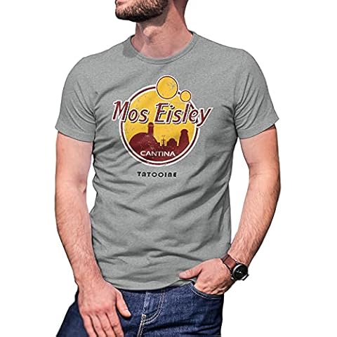 Mos Eisley Cantina Tatooine Inspired Star Wars Men's Grey T-Shirt Size XXL Cover