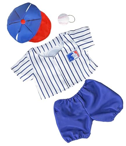 All-Stars Baseball Plush Toy Outfit with Hat & Ball