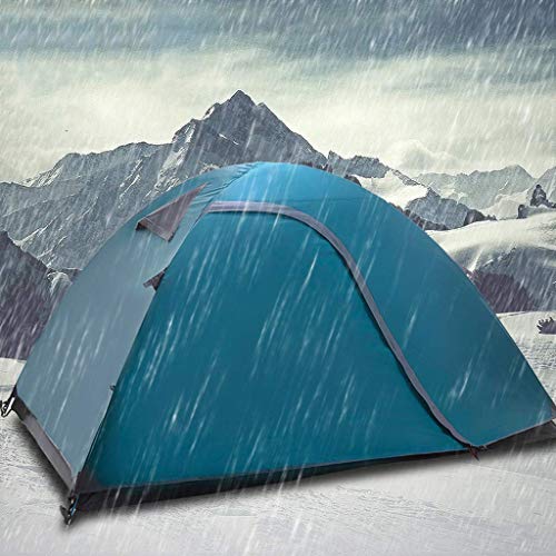 Carpa para Camping 2-3 Personas Azul Ligera e Impermeable miniatura 3
