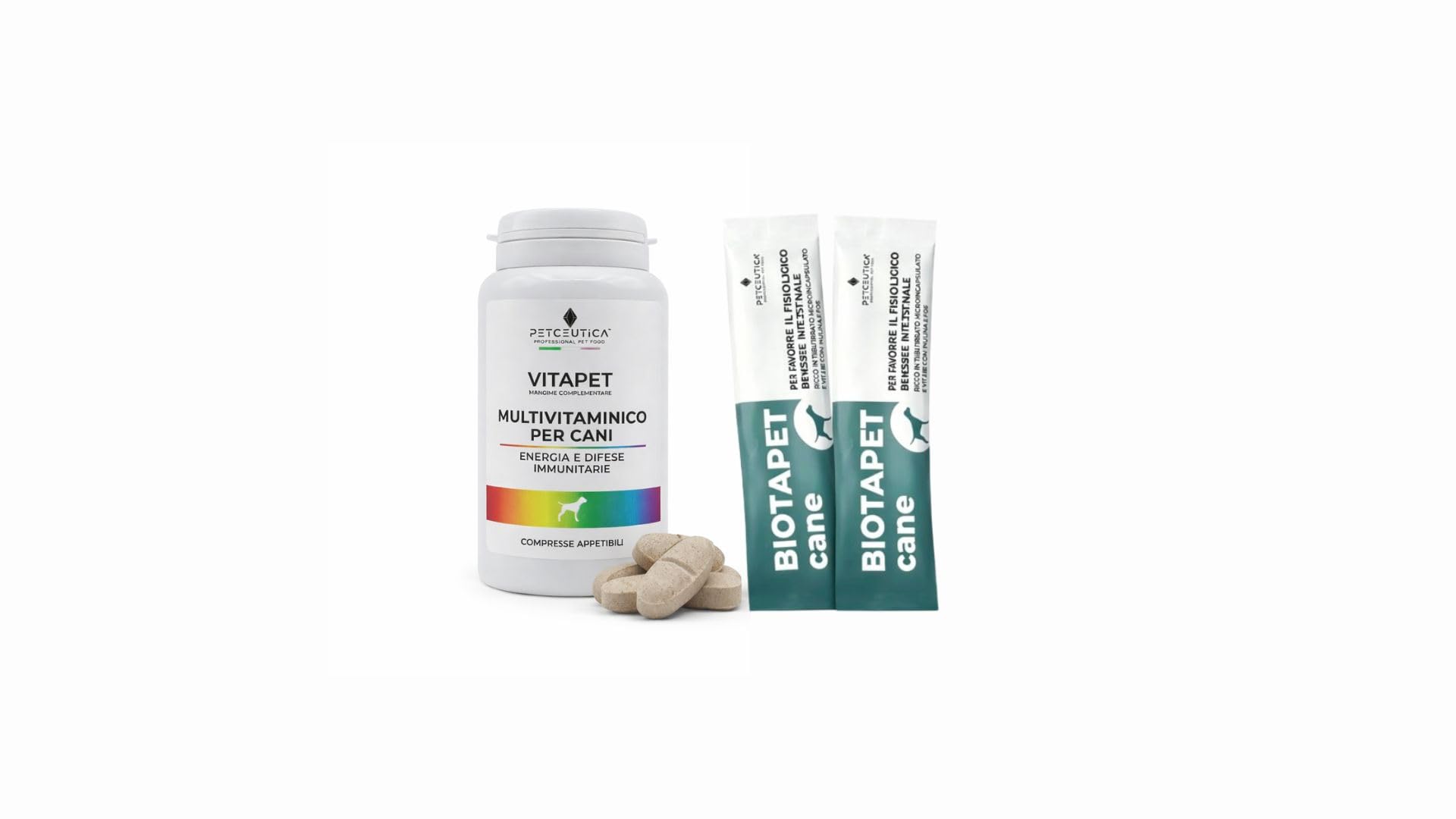 PETCEUTICA Protocollo Anti Leishmaniosi Cane, Integratore Difese Immunitarie, Supporto Sistema Immunitario con Echinacea e Probiotici, Made in Italy