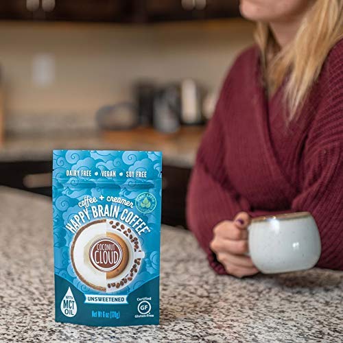 Coconut Cloud: Dairy-Free Coffee Creamer | Minimally Processed, Shelf Stable. Made from Coconut Powdered Milk. | Vegan, Gluten Free, Non-GMO. (Home, Office, Travel), Creamers (Original Coffee)