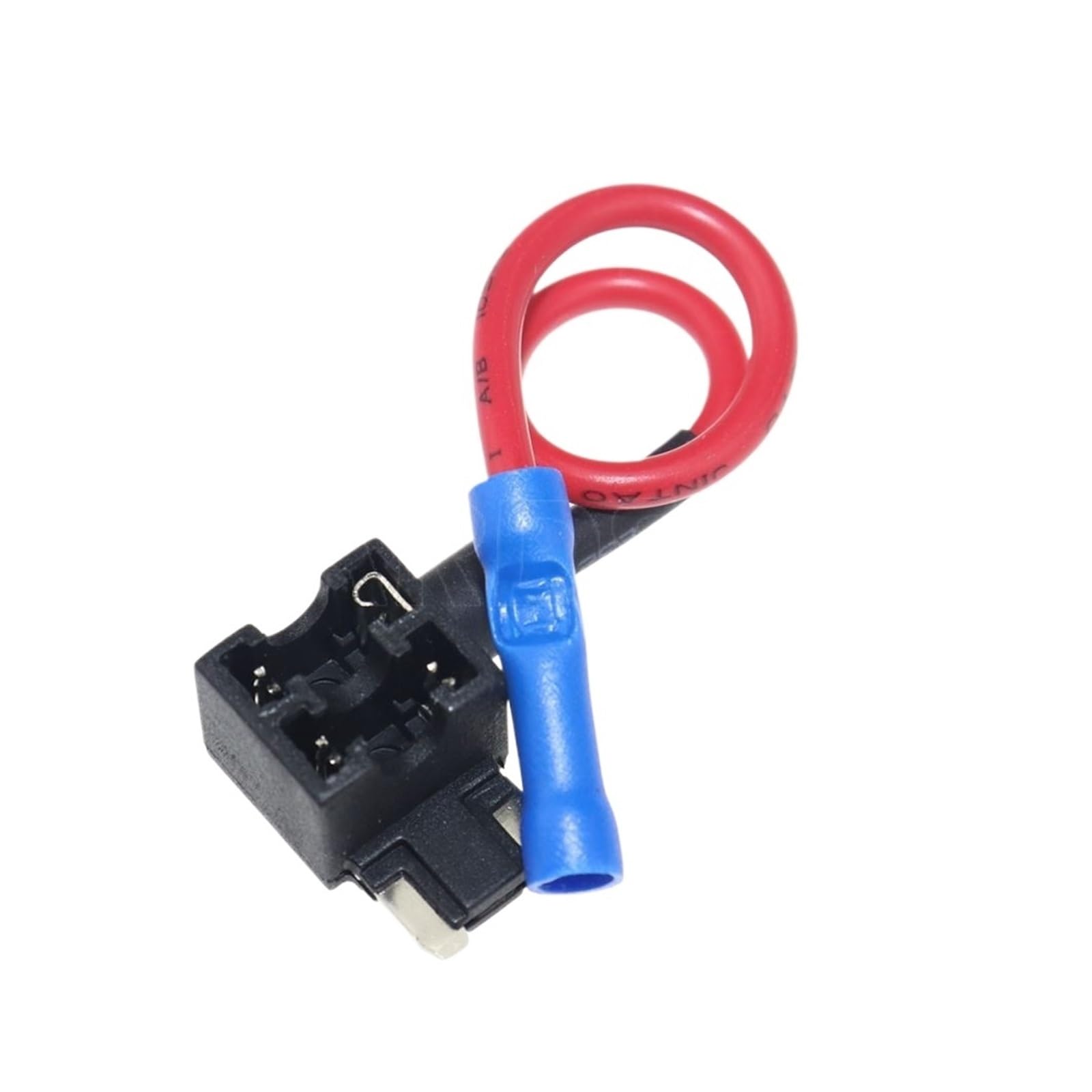 1PCS 12V Size Automotive Fuse Holder Additional Circuit Piggyback Fuse Tap Adapter with 10A Mini Small Medium ATM Blade Fuse (Color : Mini)