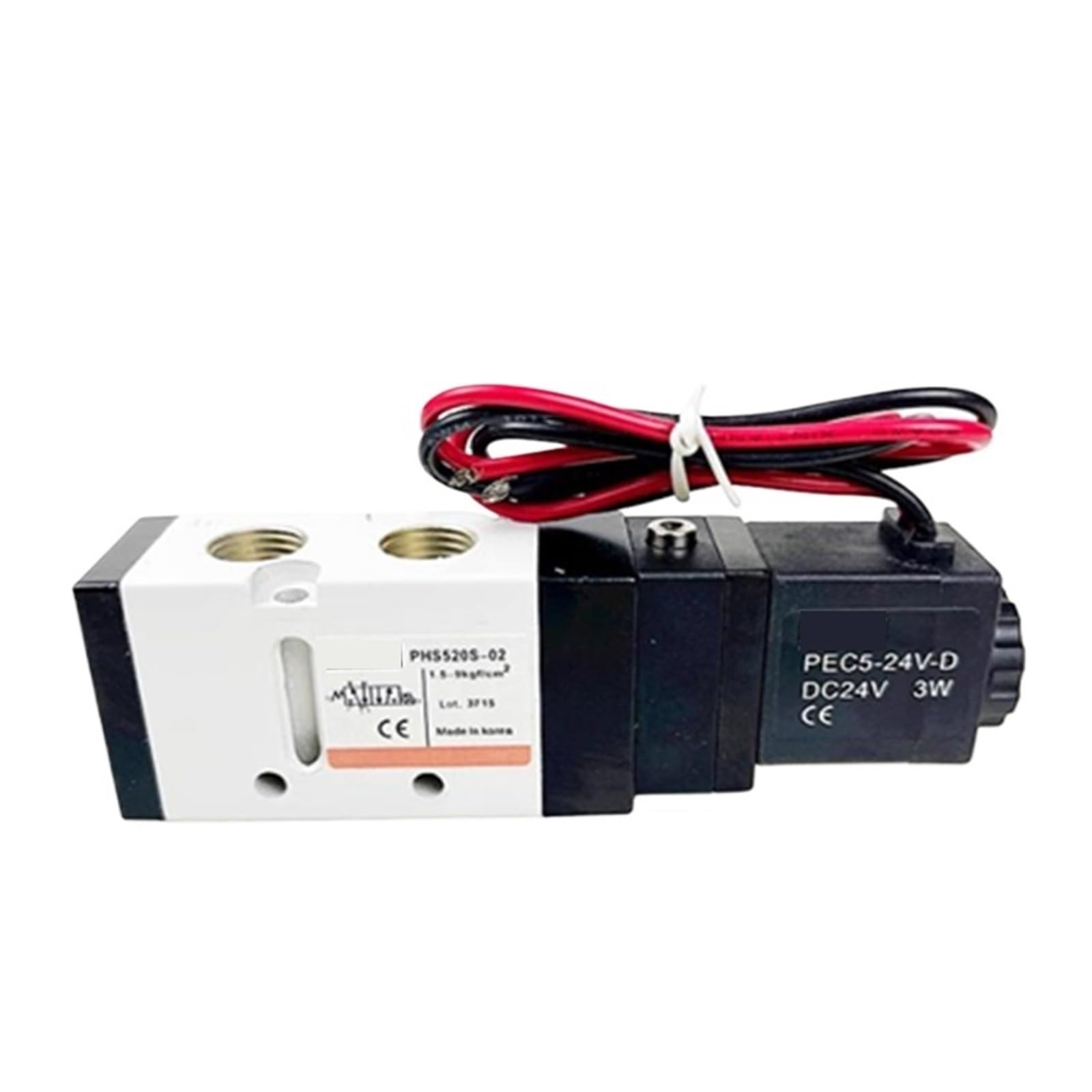 Électrovanne PHS520D-02 double bobine à commutation pneumatique rapide