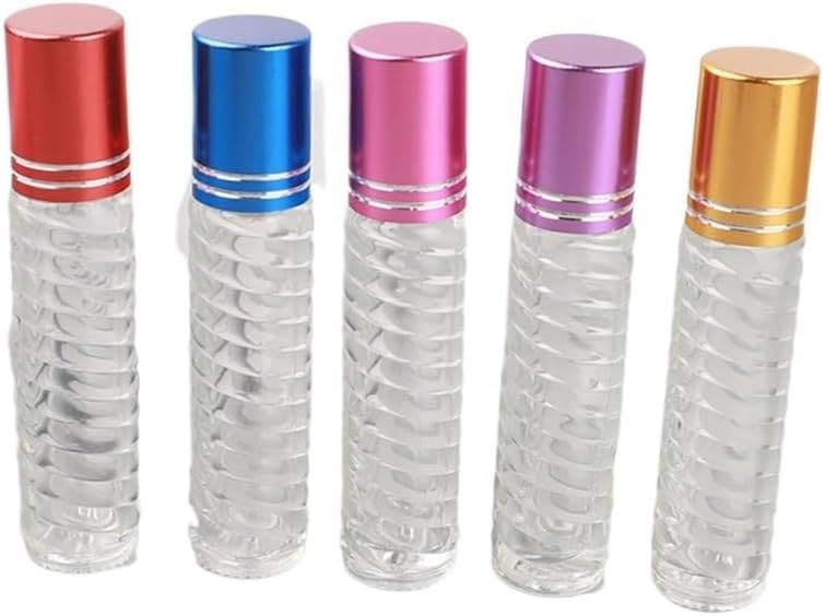 Mini Bottiglie Di Profumo Da Viaggio, Atomizzatore Di Profumo 2 Pezzi 5ml Bottiglie Di Profumo Sub Bottiglie A Sfera Bottiglie Vuote Riutilizzabili Campione Portatile Bottiglie Di Olio Essenziale Di V