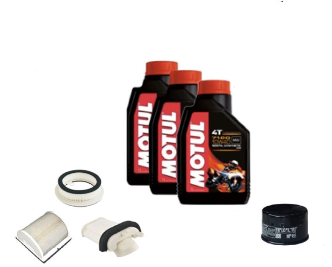 KIT TAGLIANDO YAMAHA TMAX 500 OLIO FILTRI 2004 2005 2006 2007 MOTUL 7100 10W40