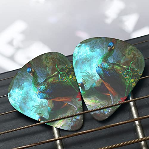 Ensemble de 12 médiators de guitare paon coloré pour guitare acoustique, guitare électrique, contrebasse, ukulélé - Les Beatles, Paul McCartney, John Lennon, RIngo Starr, George Harrison Ensemble de 12 médiators de guitare paon coloré pour guitare acoustique, guitare électrique, contrebasse, ukulélé – Image 8