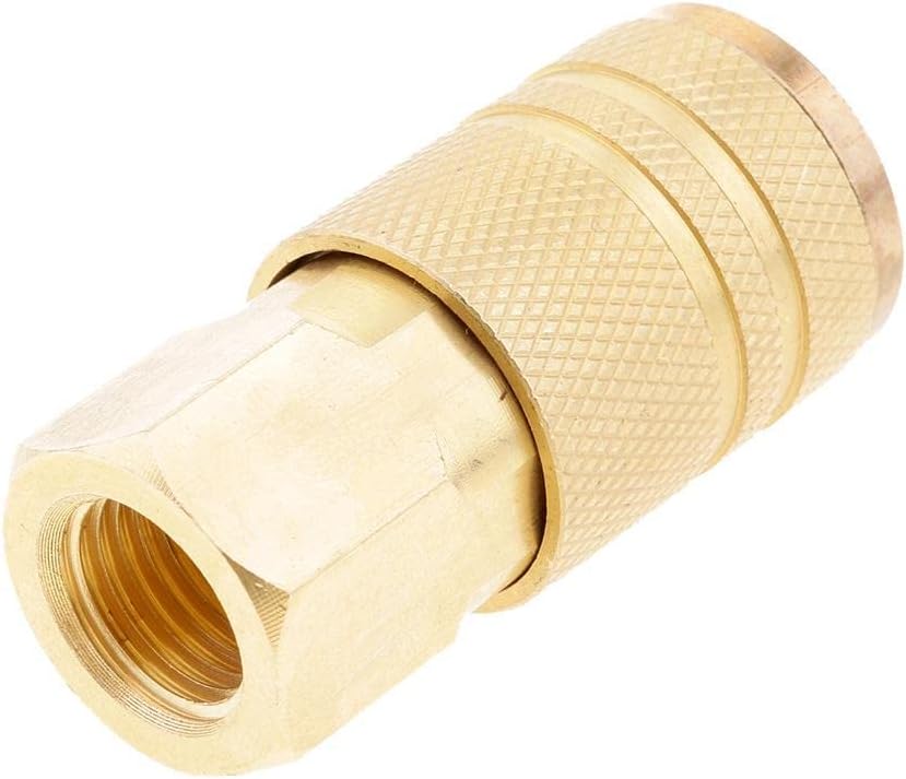 5 Pieces 1/4'' NPT Air Line Hose Compressor Fitting Connector