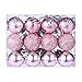 Produktbild 24 PC Durchmesser 3cm WeihnachtskugelnBaumschmuck Weihnachten Deko Anhänger modisch Glänzend Bruchsiche Weihnachtskugeln Winter Wünsche Weihnachten Verschiedene Farben