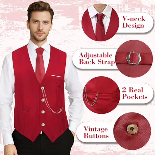 Disfraz para hombre estilo años 20 con accesorios miniatura 2