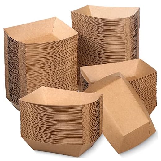 Bulk Paper Food Boats - 1000 Count