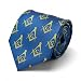 Blue & Gold Square & Compass Masonic Neck Tie