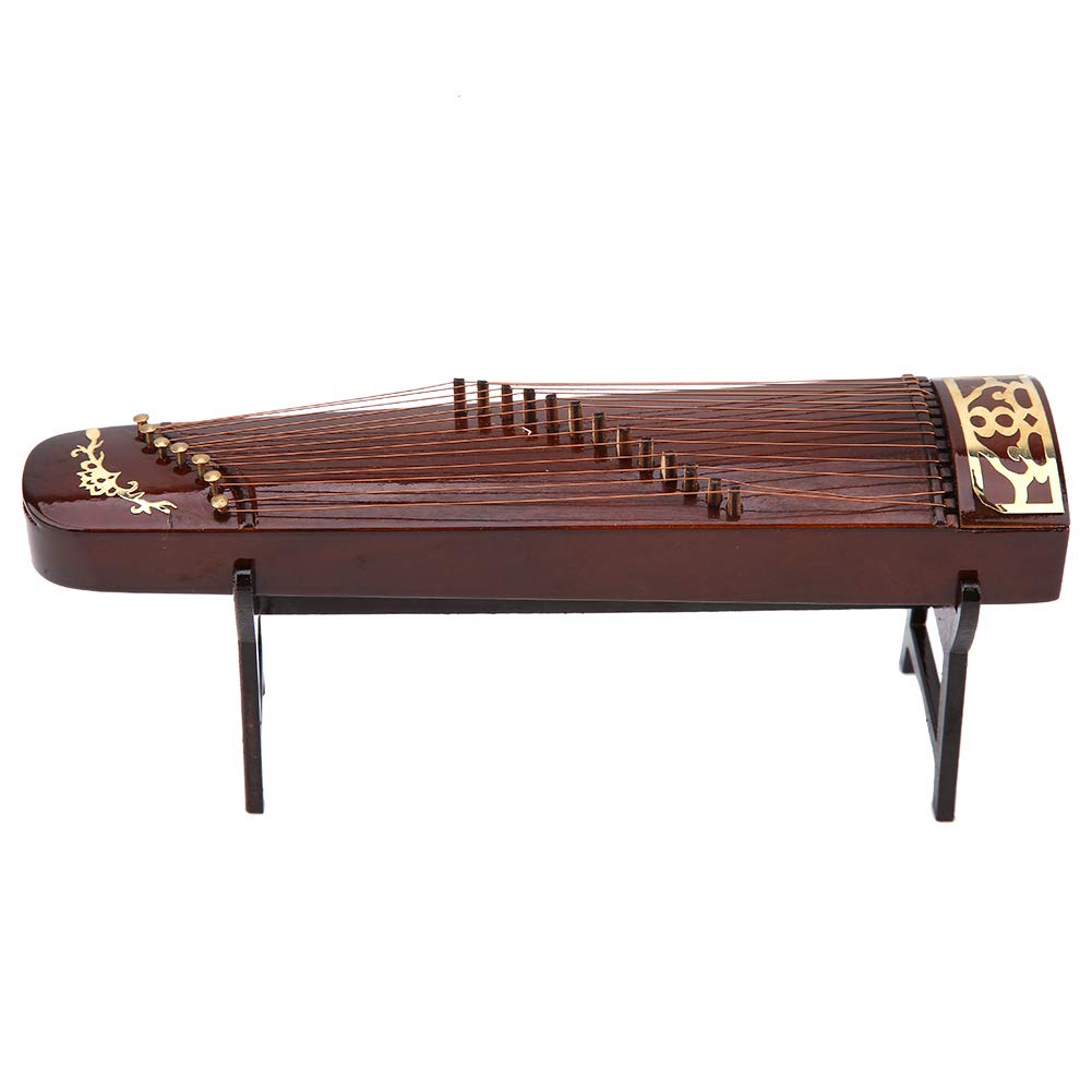 琴、ミニチュア… Amazon.com - Tomotato Miniature Guzheng Model, Wooden Chinese