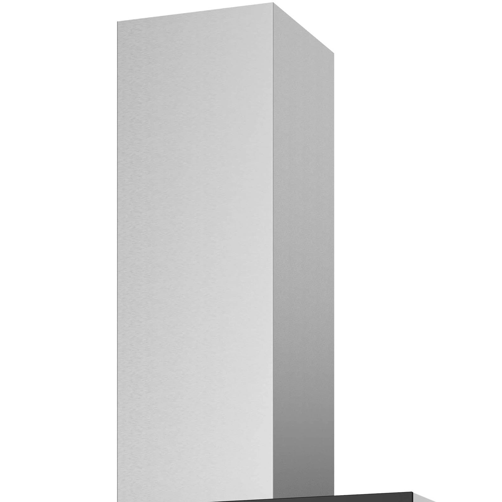 Oranier Inselhaube 90 cm Edelstahl ISOLA90E1 Dunstabzugshaube mit Glasfront 4 Leistungsstufen LightUp-Display