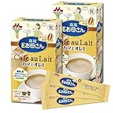 【Amazon.co.jp限定】森永 Eお母さん カフェオレ風味 18g×12本入×2箱セット 【妊娠期~授乳期】 カフェインゼロ 葉酸 鉄 カルシウム