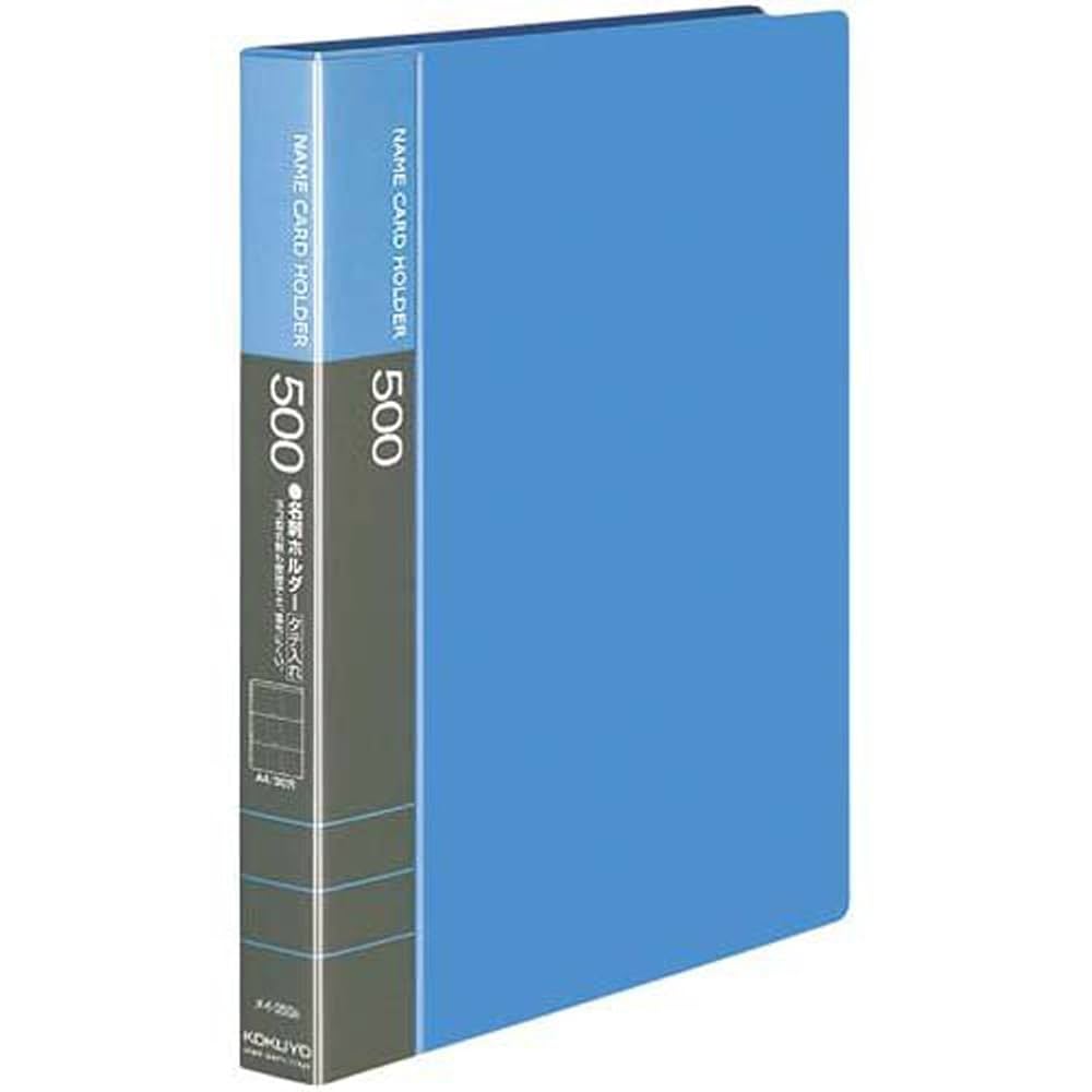 メイさん専用 Amazon | コクヨ ファイル 名刺ホルダー 替紙式 A4 青 30穴 504