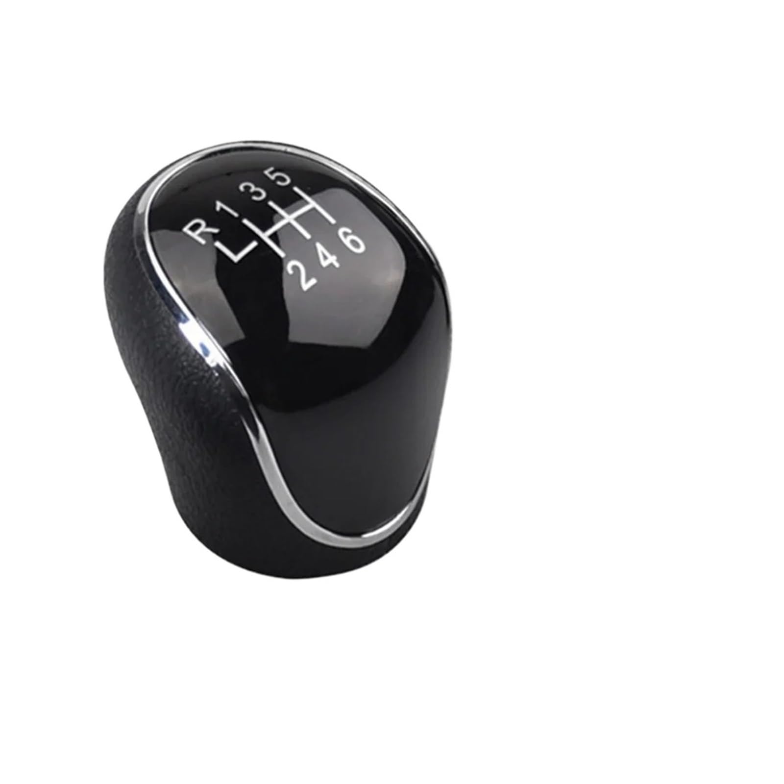 Qmtvfsrh R123456 Black Car Gear Shift Knob For Hyundai For Ix35 2012 2013 2014 2015 2016 5/6 Speed Gear Shift Knob(R123456 Black)