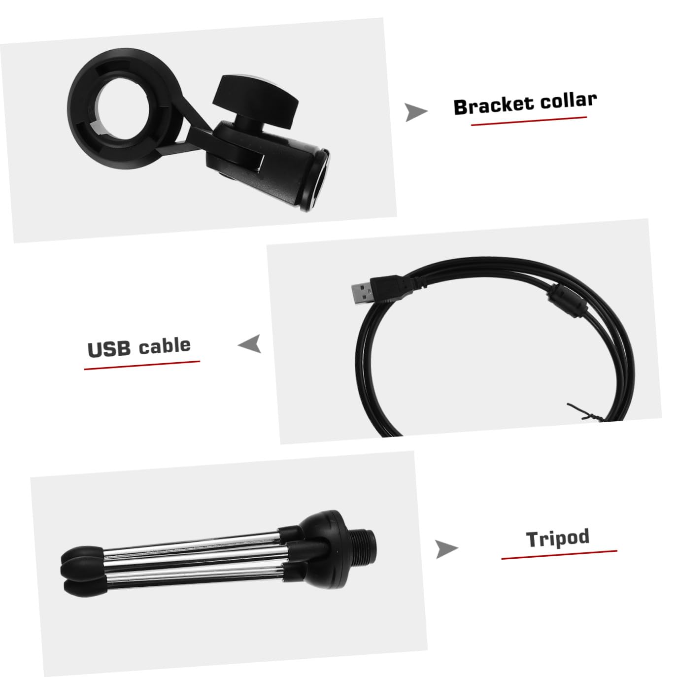 Micrófono de Condensador USB Cardioide Negro Aleación