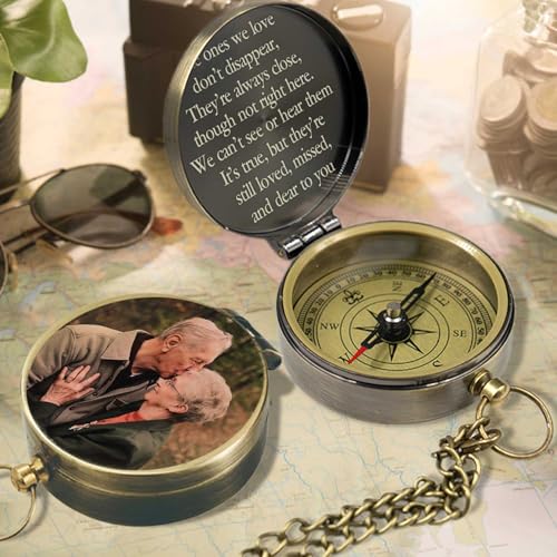 Brújula de bautizo personalizada para niños grabada miniatura 6