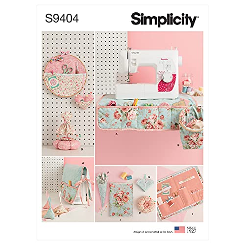 Simplicity Sewing Pattern S9404 Sewing Room Accessories, White