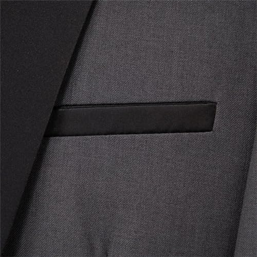 Men Slim Suit 3 Piece Set Jacket Vest Pants Male Business Gentleman Dress Blazers Coat Suits4