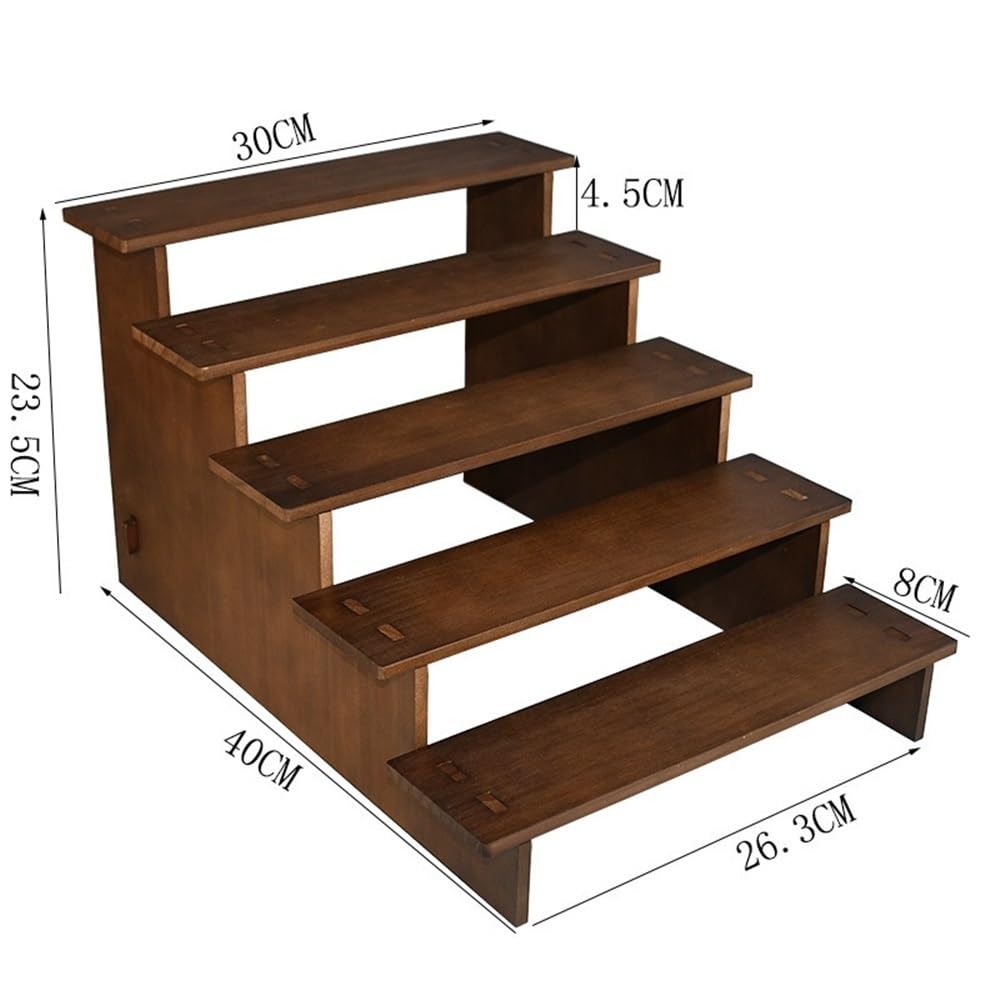 Armadi Wooden Splicable Vintage Ladder Jewelry Display Stand