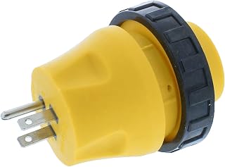 ABN 15A to 30A RV Power Cord – Male to Female 3-Prong 125V AC Camper Generator Cable Adapter Electrical Converter Plug