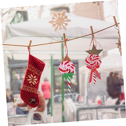 Adornos navideños de piruleta para crear un hogar dulce 6