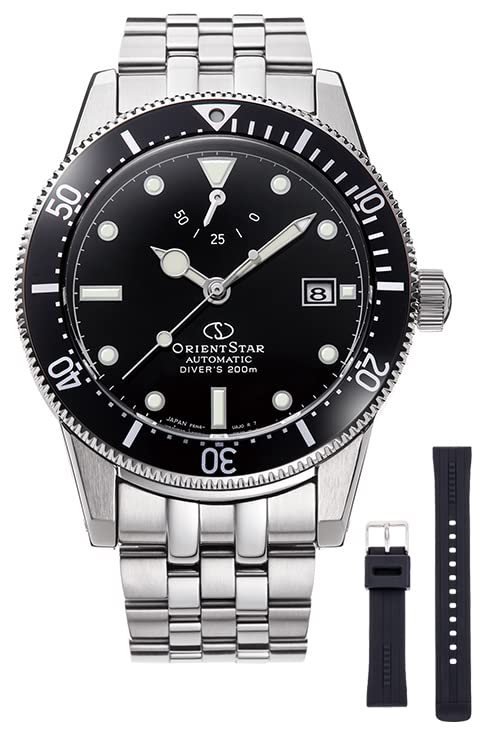 [オリエントスター]ORIENT STAR 自動巻き腕時計 M42 F6 ダイバー1964 2nd 機械式 日本製 国内メーカー保証2年付 200mスキューバ潜水用防水 RK-AU0601B メンズ ブラック