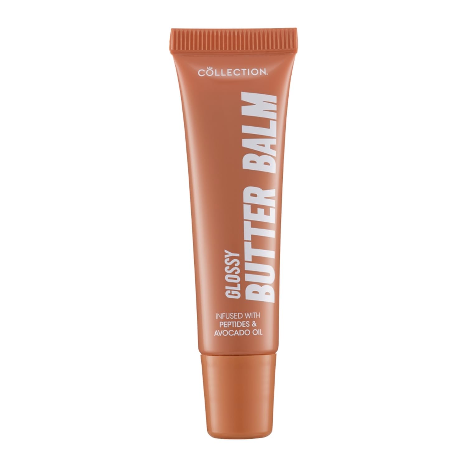 Collection Cosmetics Glossy Butter Balm, Ultra-hydrating & Nourishing, Packed with Peptides, Lightweight & Non-sticky, 8ml, Toffee Glaze