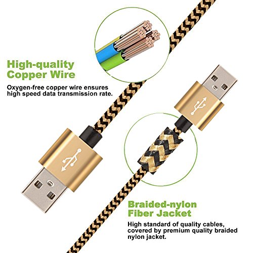 Cavo Micro USB H quadratic - Nylon Intrecciato