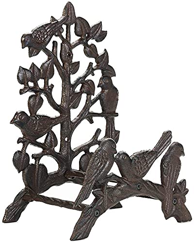 Wall Mount Water Hose Hanger Decorative Indoor Outdoor Hose Rack Reel Retro Hose Stand Lovely Birds Garden Hose Holder
