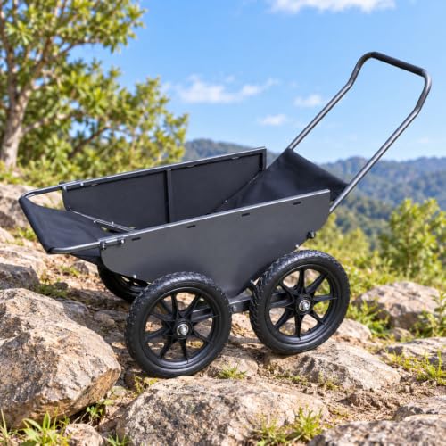 CRESTWALKER 4-Wheel Dual-Pivot Cart