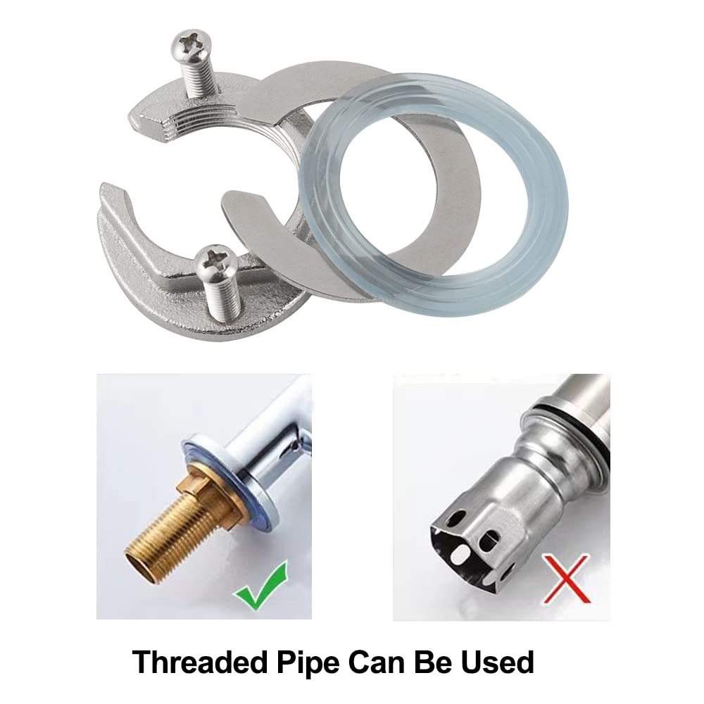 Staffa Fissaggio Rubinetto HuaLiSiJi - Rame Puro, Diametro 32mm, Per Lavandino, Facile Installazione - Foto 4