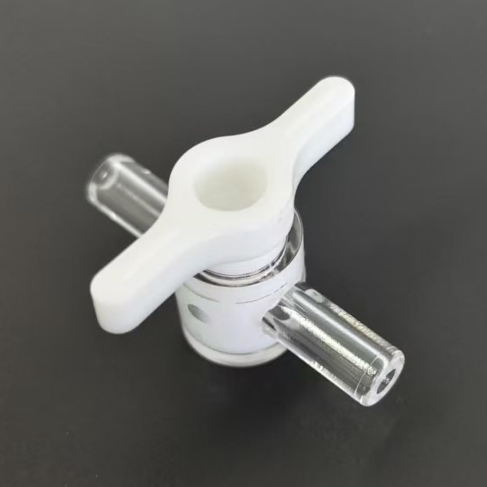 Válvula de plástico Luer Slip macho hembra de llave de paso de 2 vías for instrumentos analíticos de laboratorio 100 piezas