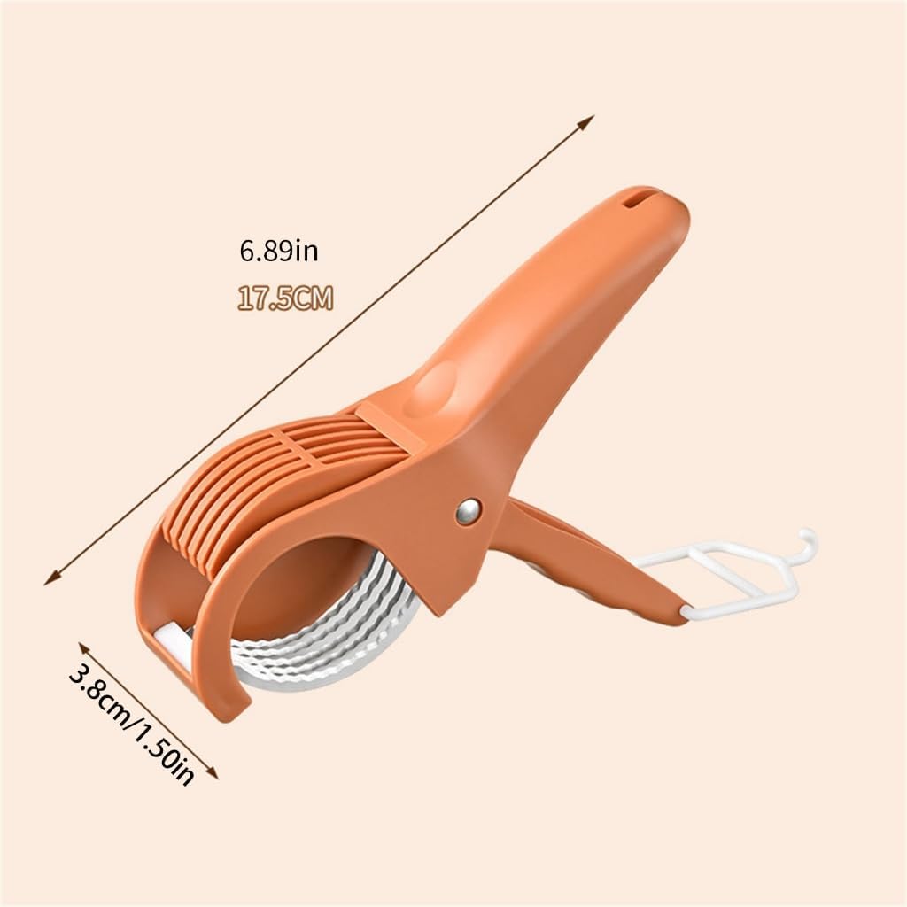 Banana Slicer,Fruit and Vegetable Salad Peeler Cutter Kitchen Tool for Grape