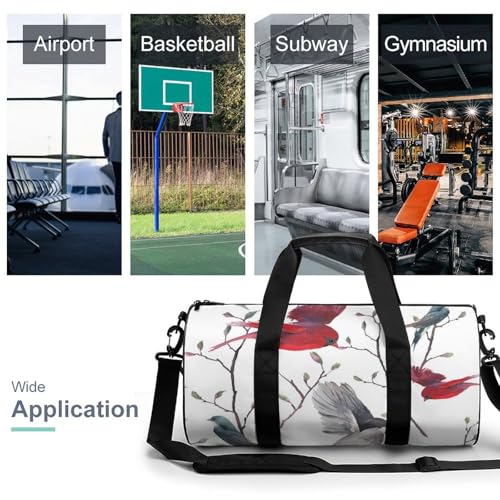 Sac week-end oiseau rouge compact 45cm pour simplifier vos déplacements - 3