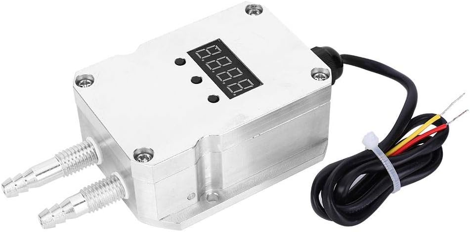 ALS-330 Digital Manometer, LCD Intelligent Digital Pressure Transmitter Tester DC 24V 4-20mA for Measure Gauge & Differential Pressure (0-5kPa), Transformer