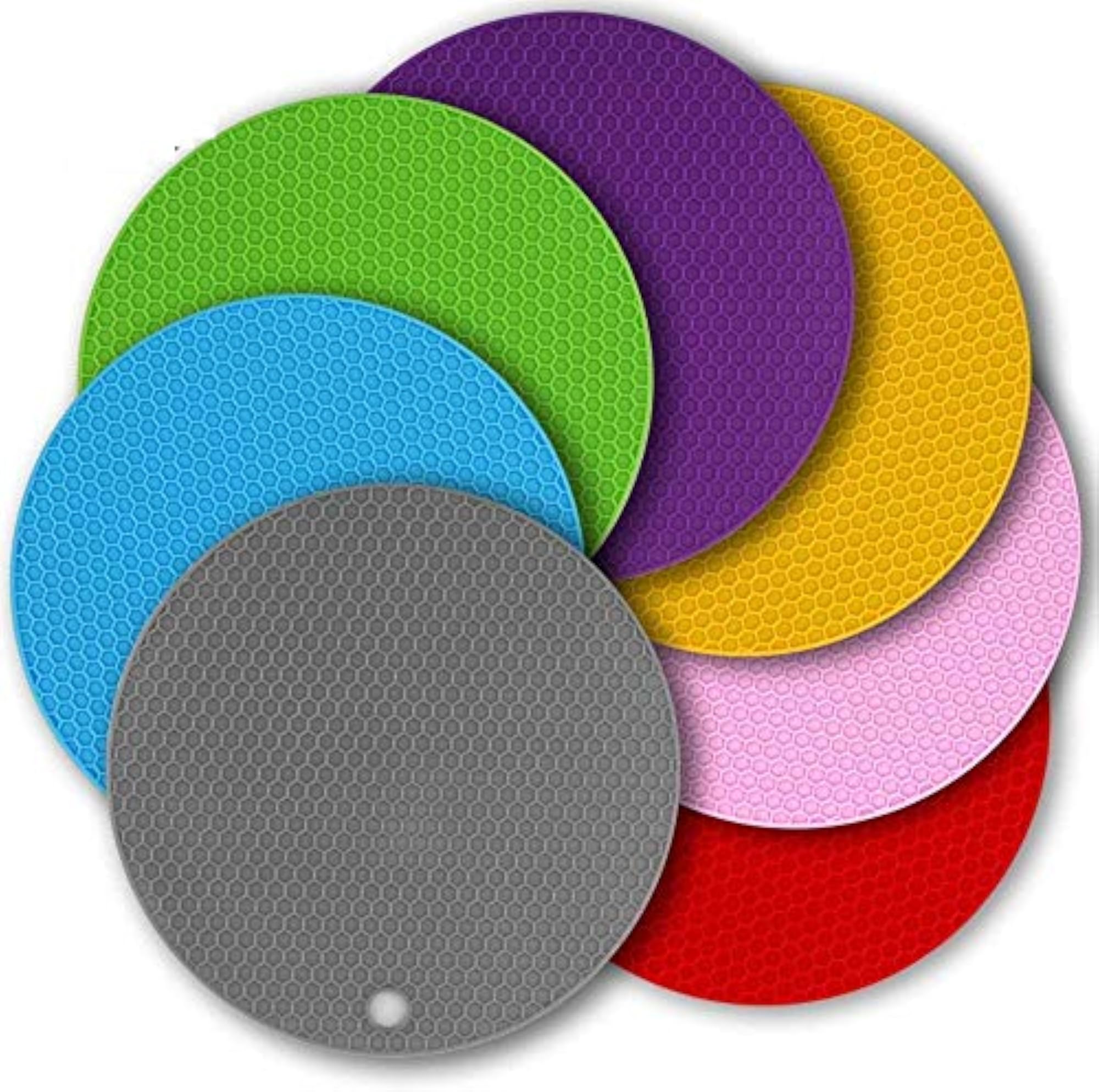 Round Silicone Hot Pot Holder Mat, Kitchen Insulation