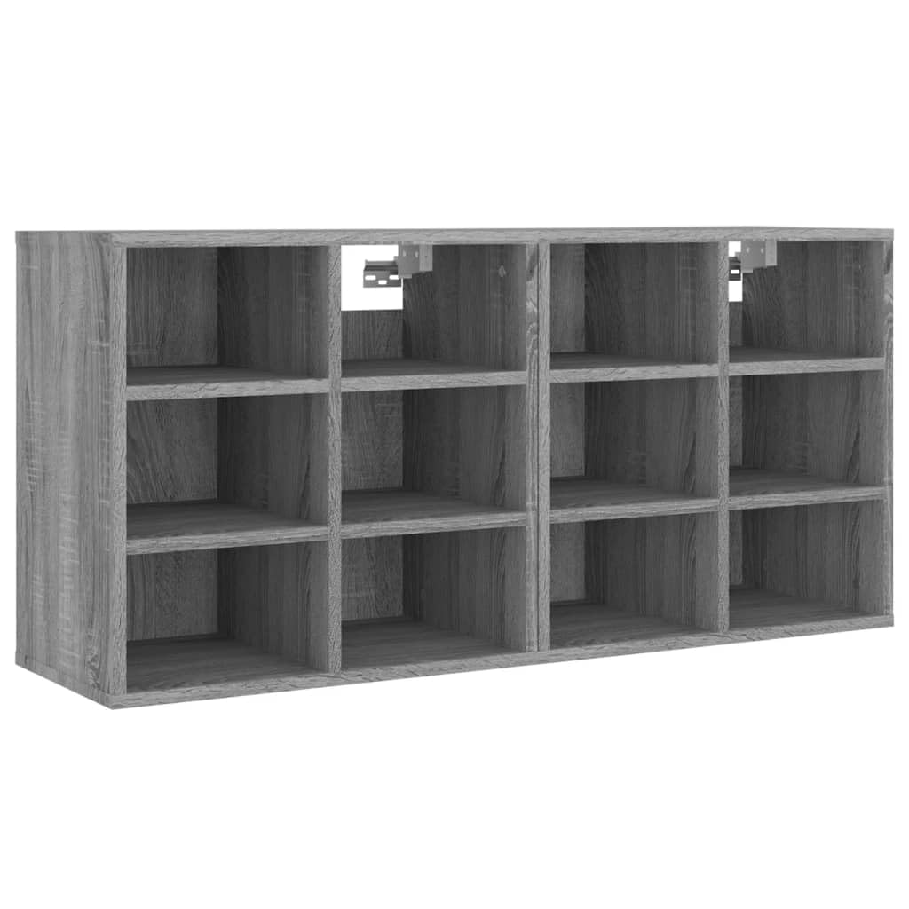 Générique Armoires à Chaussures 2 pcs Sonoma Gris 52,5x30x50 cm,Casiers & armoires de Rangement,24.3KG-820511