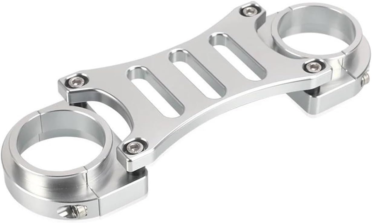 Motorcycle Accessories Front Fork Stabilizer Bracket Brace For Suzuki DR650S/SE DR650 DR650S DR650SE 1996 1997 1998-2024 2025(Silver)